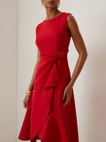 Vivienne Twist-Front Midi Dress | Women's Occasion Dress
