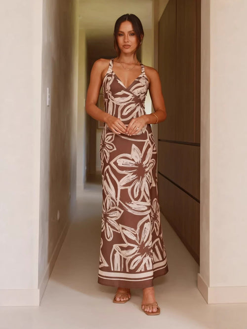 Saskia Floral Maxi Dress | Women's Resort Dress