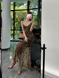 Farrah Leopard Maxi Dress | Women's Occasion Dress