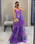Rosalind Floral Tulle Maxi Dress | Women's Formal Dress