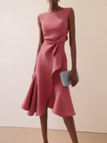 Vivienne Twist-Front Midi Dress | Women's Occasion Dress