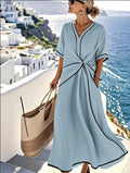 Josephine Twist-Front Midi Dress | Women's Resort Dress