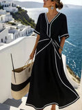 Josephine Twist-Front Midi Dress | Women's Resort Dress
