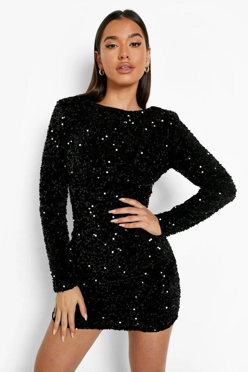 Bijou Sequin Mini Dress | Women's Party Dress