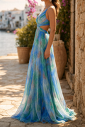 Rosalind Floral Tulle Maxi Dress | Women's Formal Dress