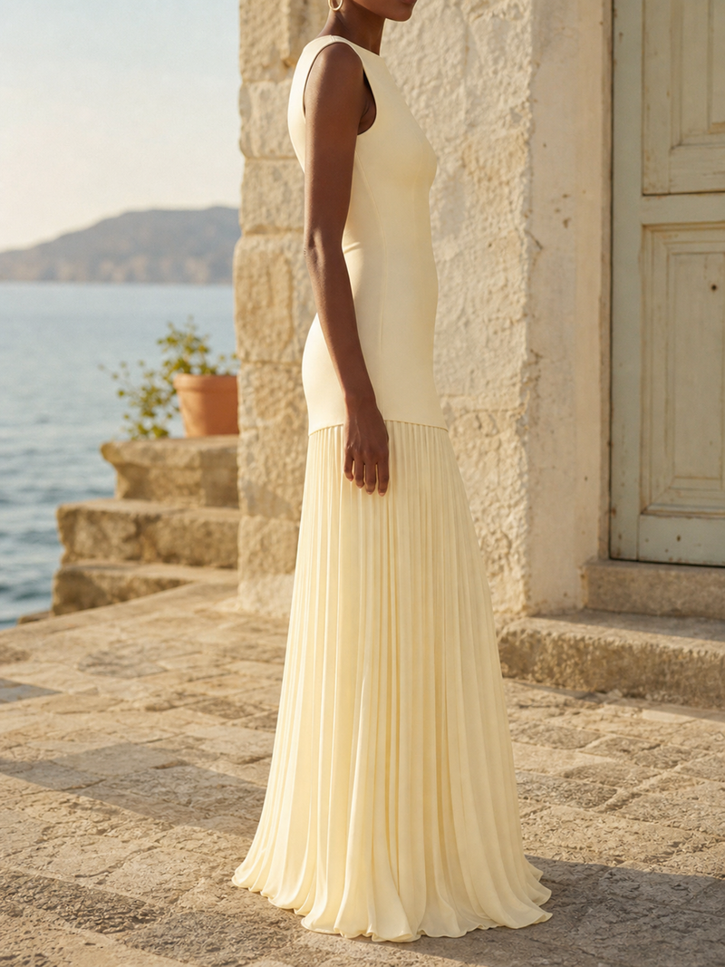 Margaux Pleated Maxi Dress | Women's Formal Dress