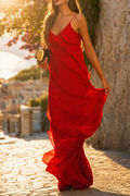 Carmen Ruffle Maxi Dress | Women's Formal Dress