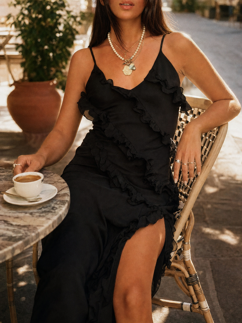 Carmen Ruffle Maxi Dress | Women's Formal Dress